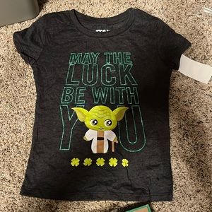 Star Wars may the luck be with you.  XS (4/5). NWT